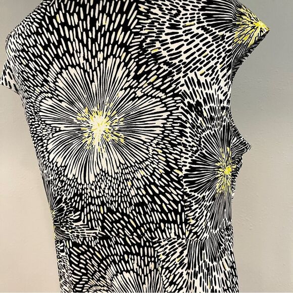 Apt. 9 Black and White Sheath floral plus size Dress size 1X - Picture 8 of 15